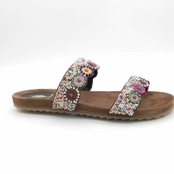 VOLATILE Myriad Slide Sandals Multicolor 7 New